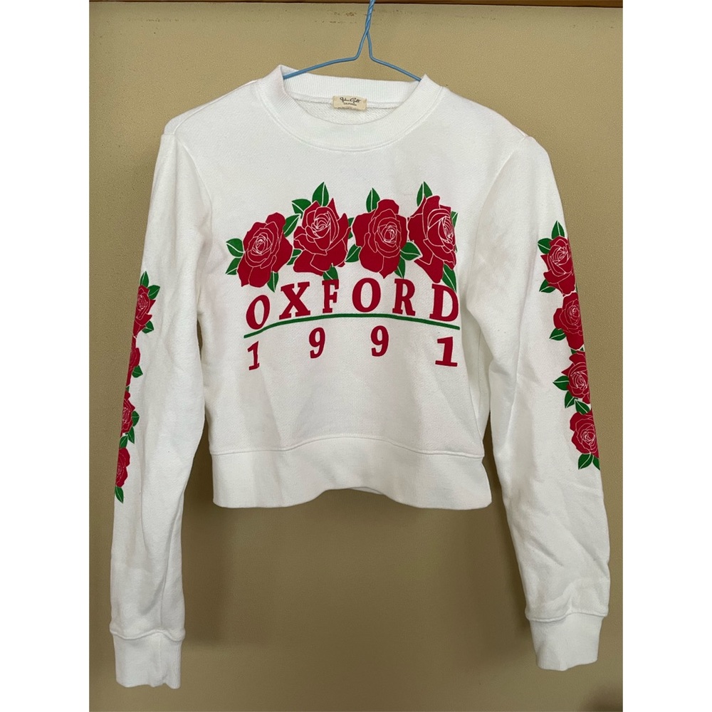 (OFFER the price) Sup Oxford 1991 cropped sweatshirt